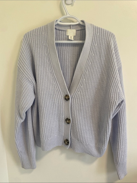 H&M Sweaters - H&M Ribbed Button-Front Sweater